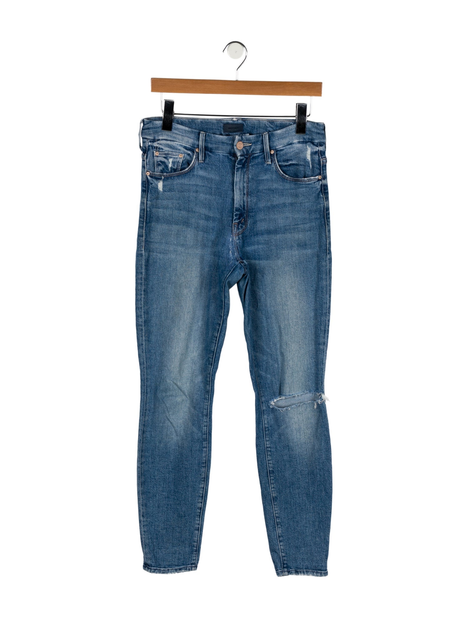 Mother High-Rise Skinny Leg Jeans