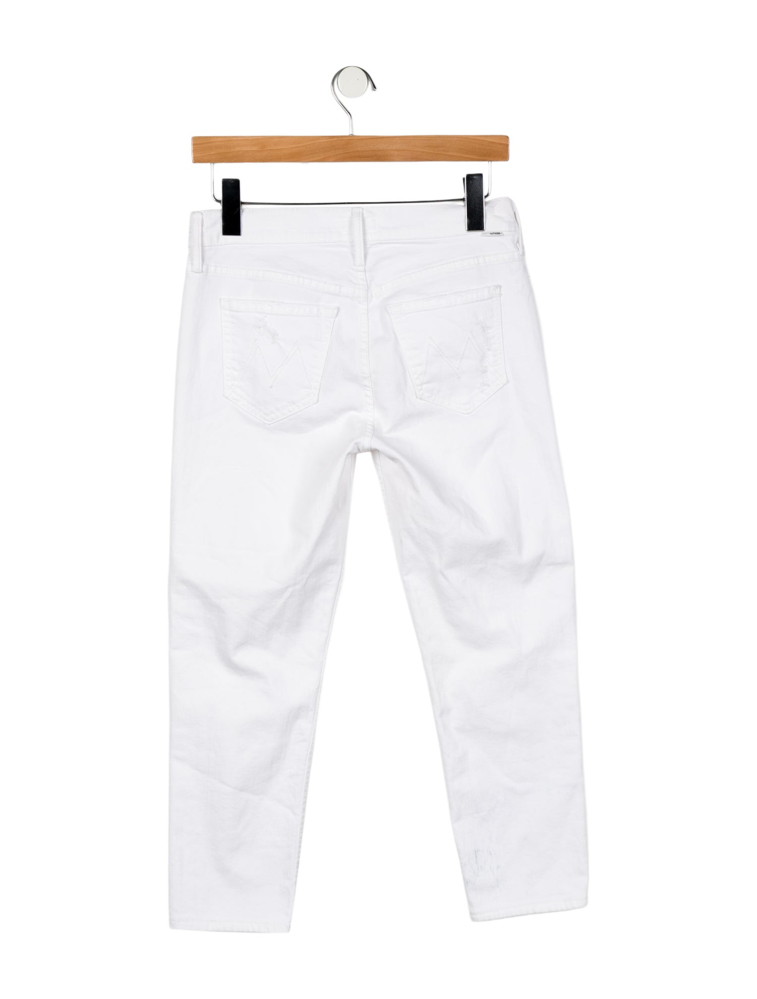Mother Mid-Rise Straight Leg Jeans
