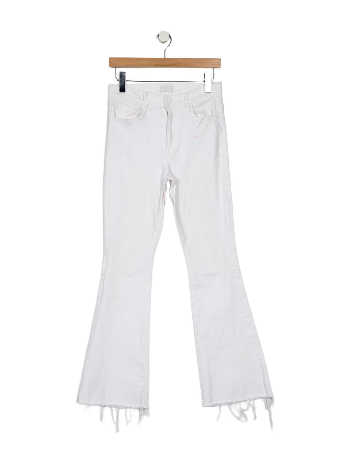 Mother Mid-Rise Wide Leg Jeans