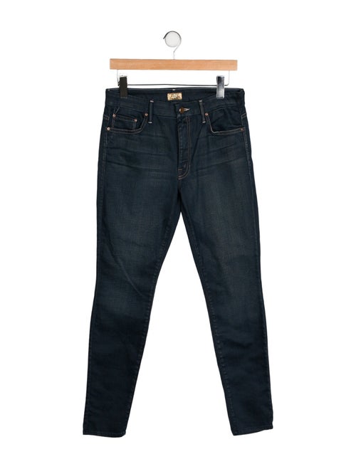Mother Mid-Rise Skinny Leg Jeans