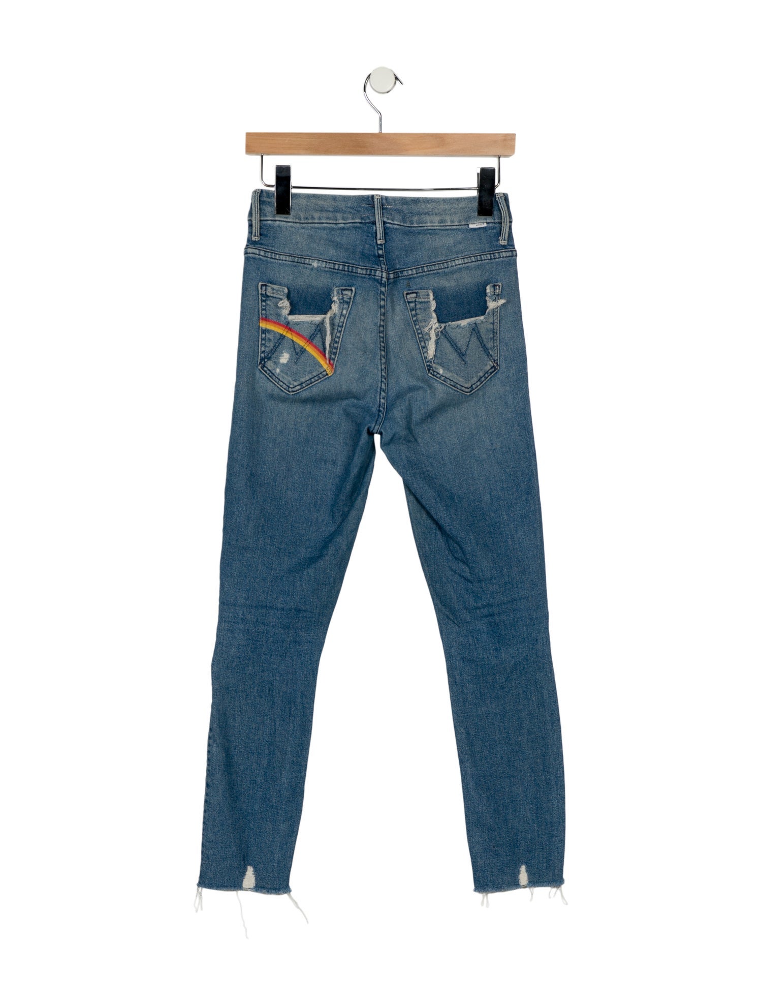 Mother Mid-Rise Skinny Leg Jeans