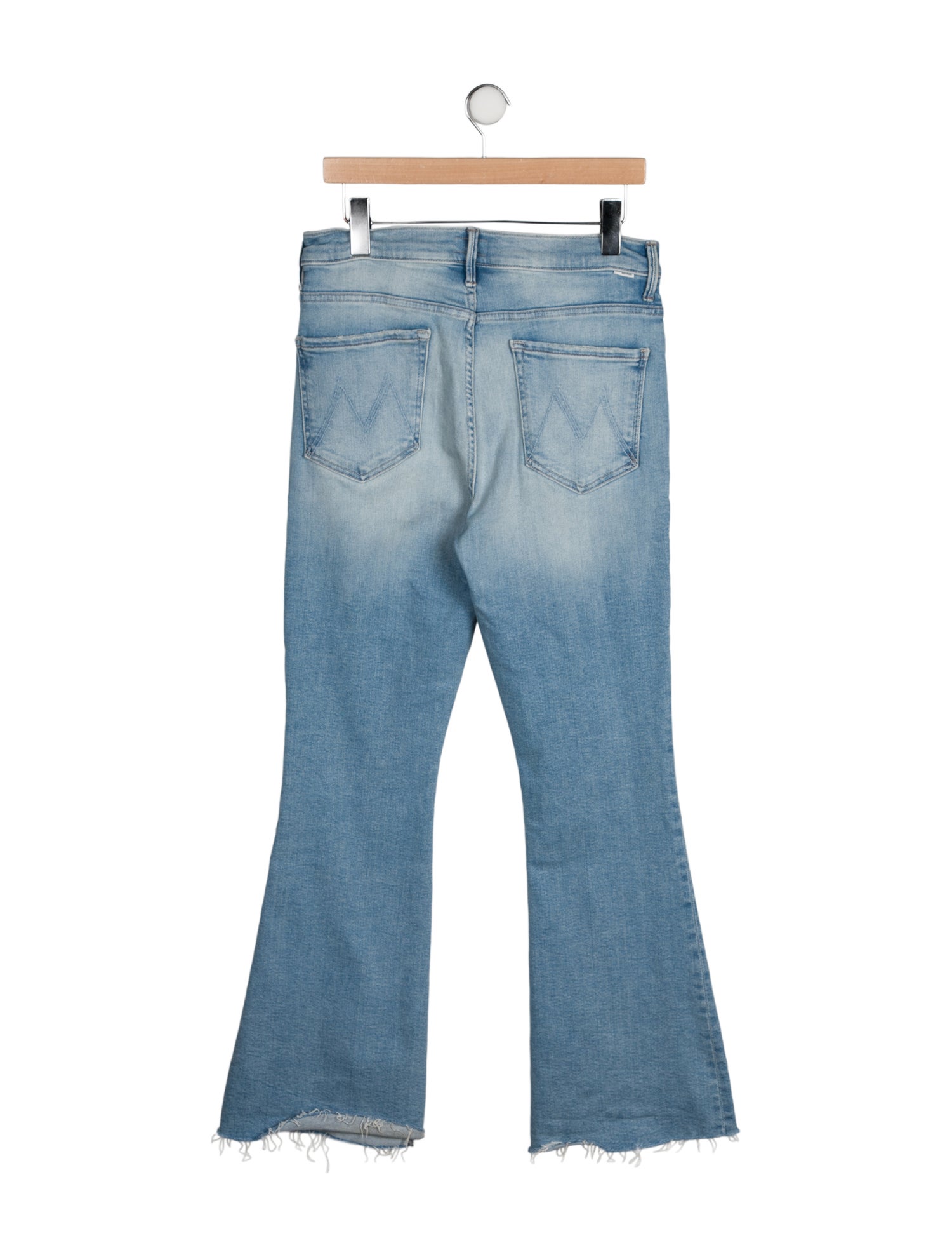 Mother Mid-Rise Wide Leg Jeans