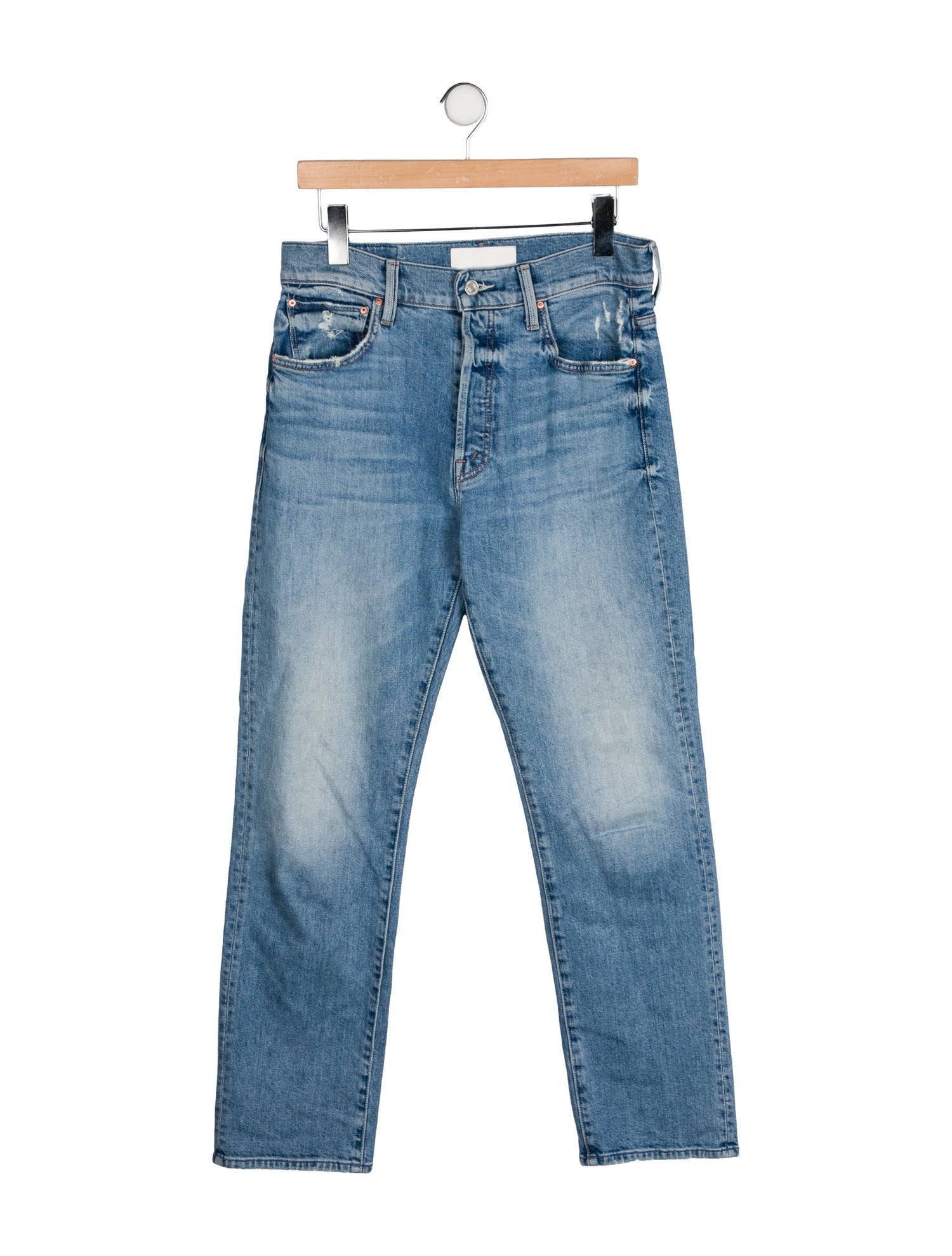 Mother High-Rise Straight Leg Jeans