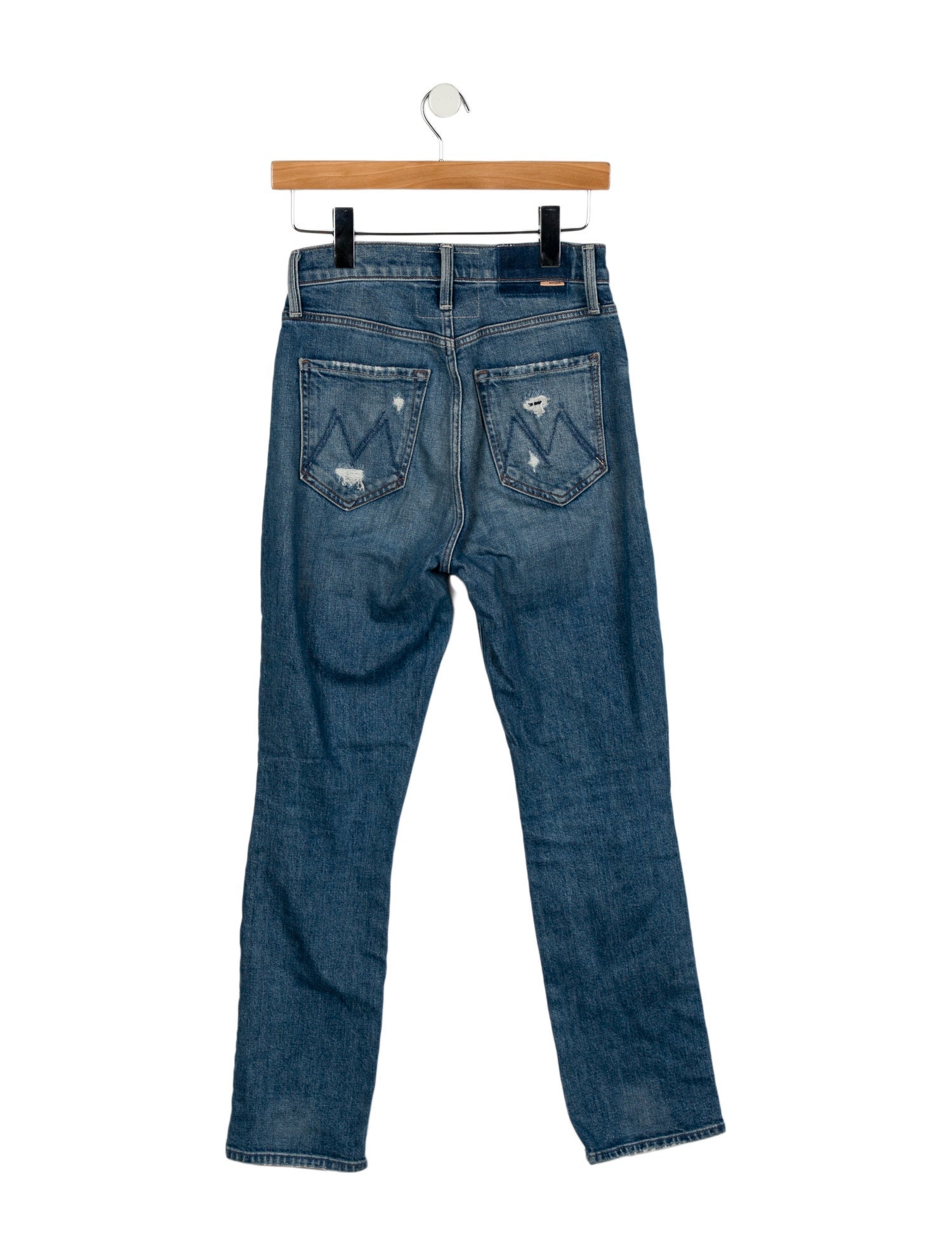 Mother High-Rise Straight Leg Jeans