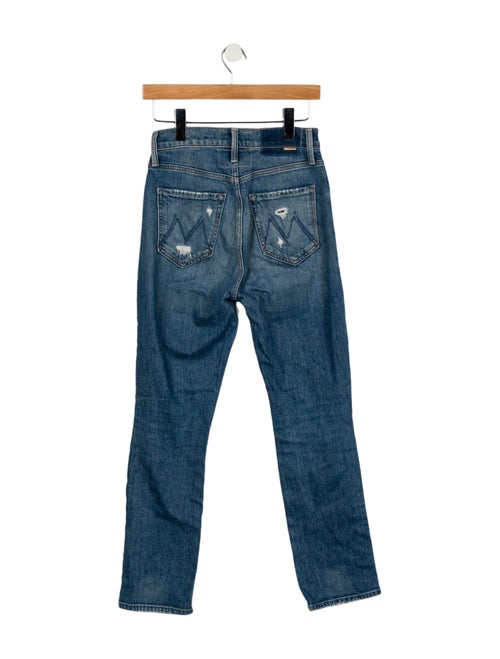 Mother High-Rise Straight Leg Jeans