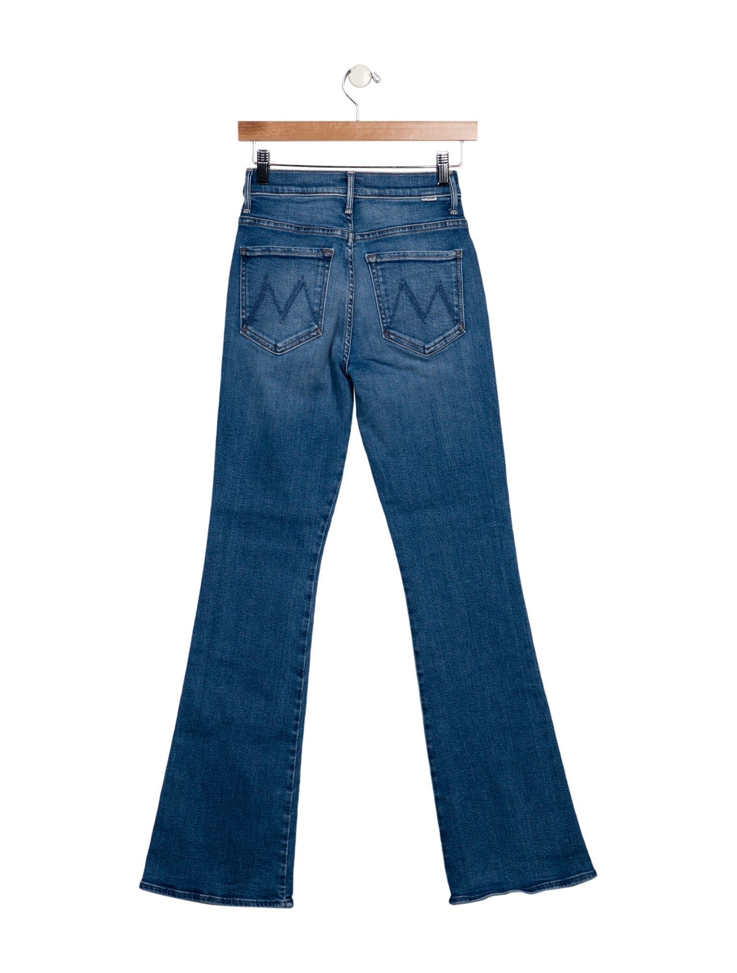 Mother Mid-Rise Wide Leg Jeans