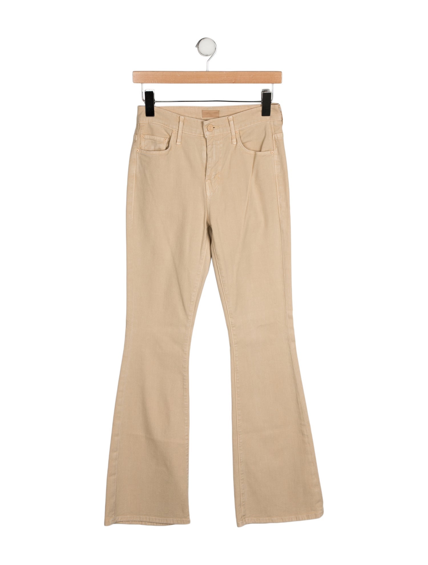 Mother Mid-Rise Wide Leg Jeans