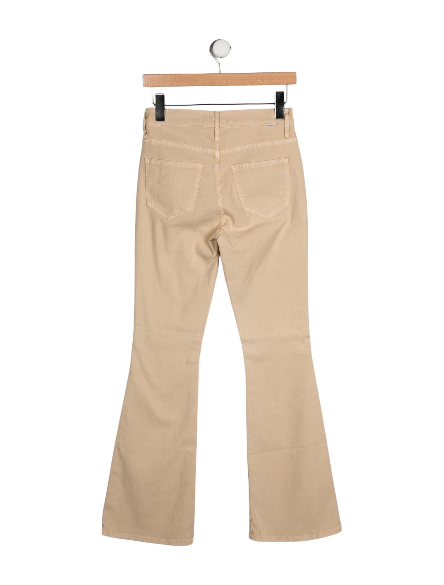 Mother Mid-Rise Wide Leg Jeans