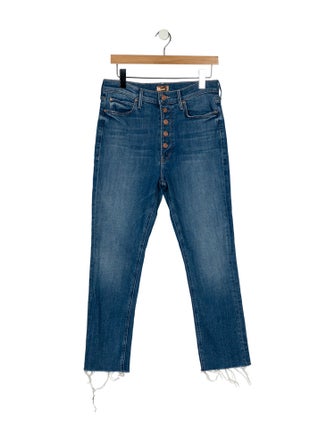 Mother High-Rise Straight Leg Jeans