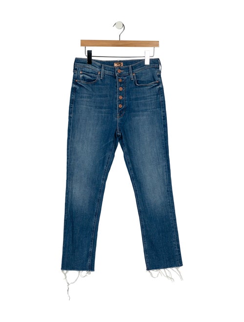 Mother High-Rise Straight Leg Jeans