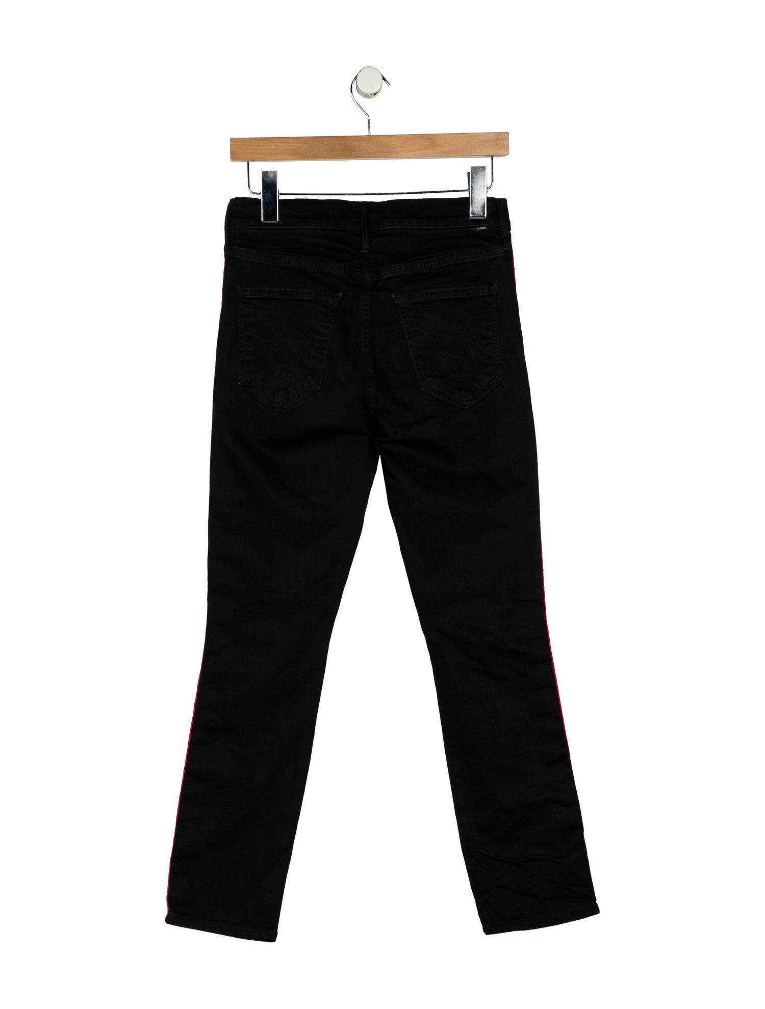 Mother Mid-Rise Straight Leg Jeans
