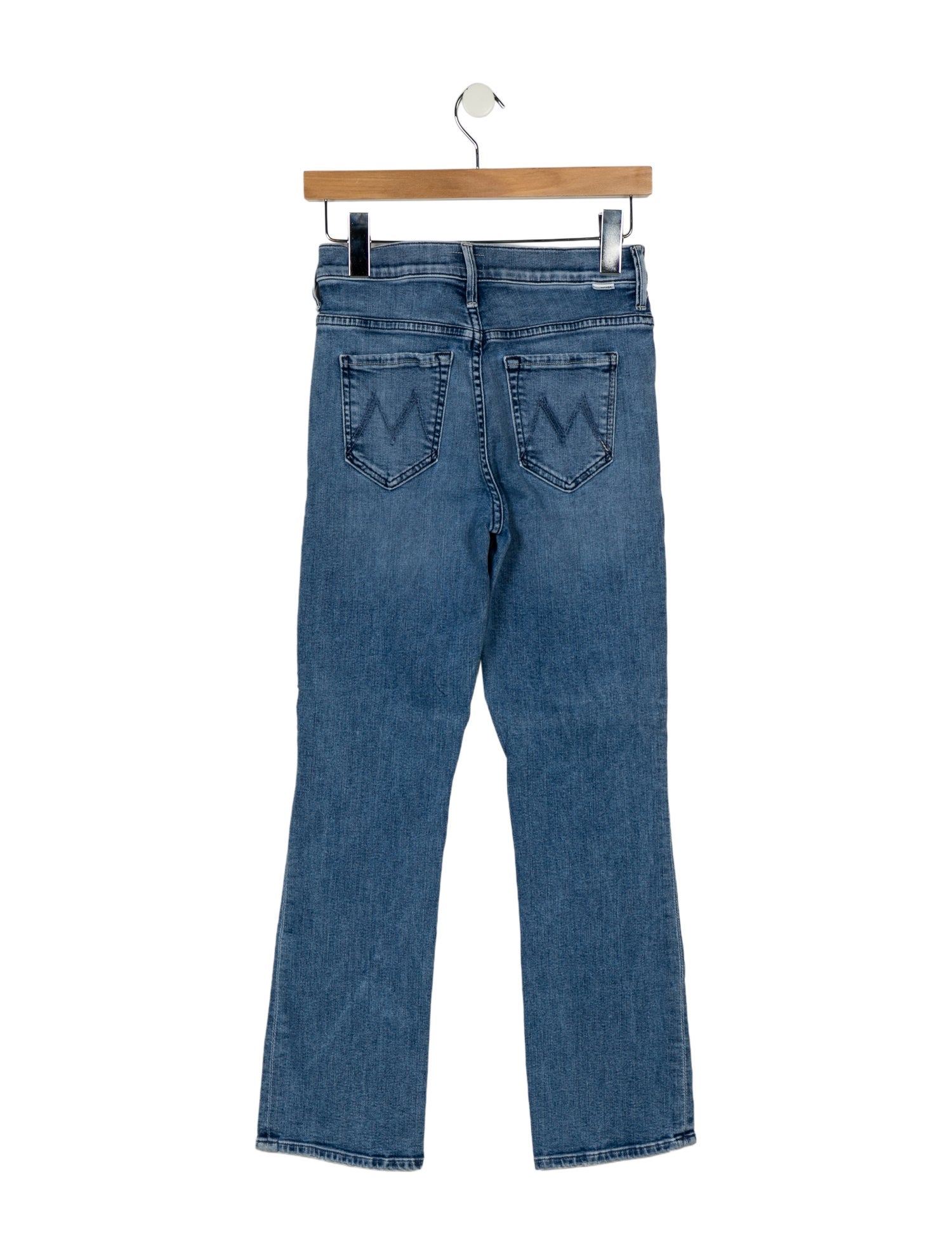 Mother Mid-Rise Straight Leg Jeans