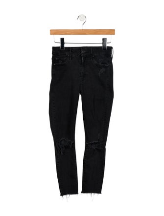 Mother Mid-Rise Skinny Leg Jeans