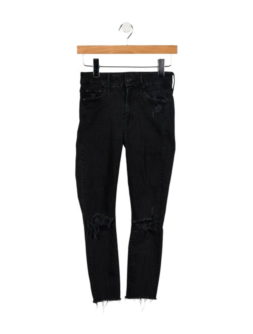 Mother Mid-Rise Skinny Leg Jeans