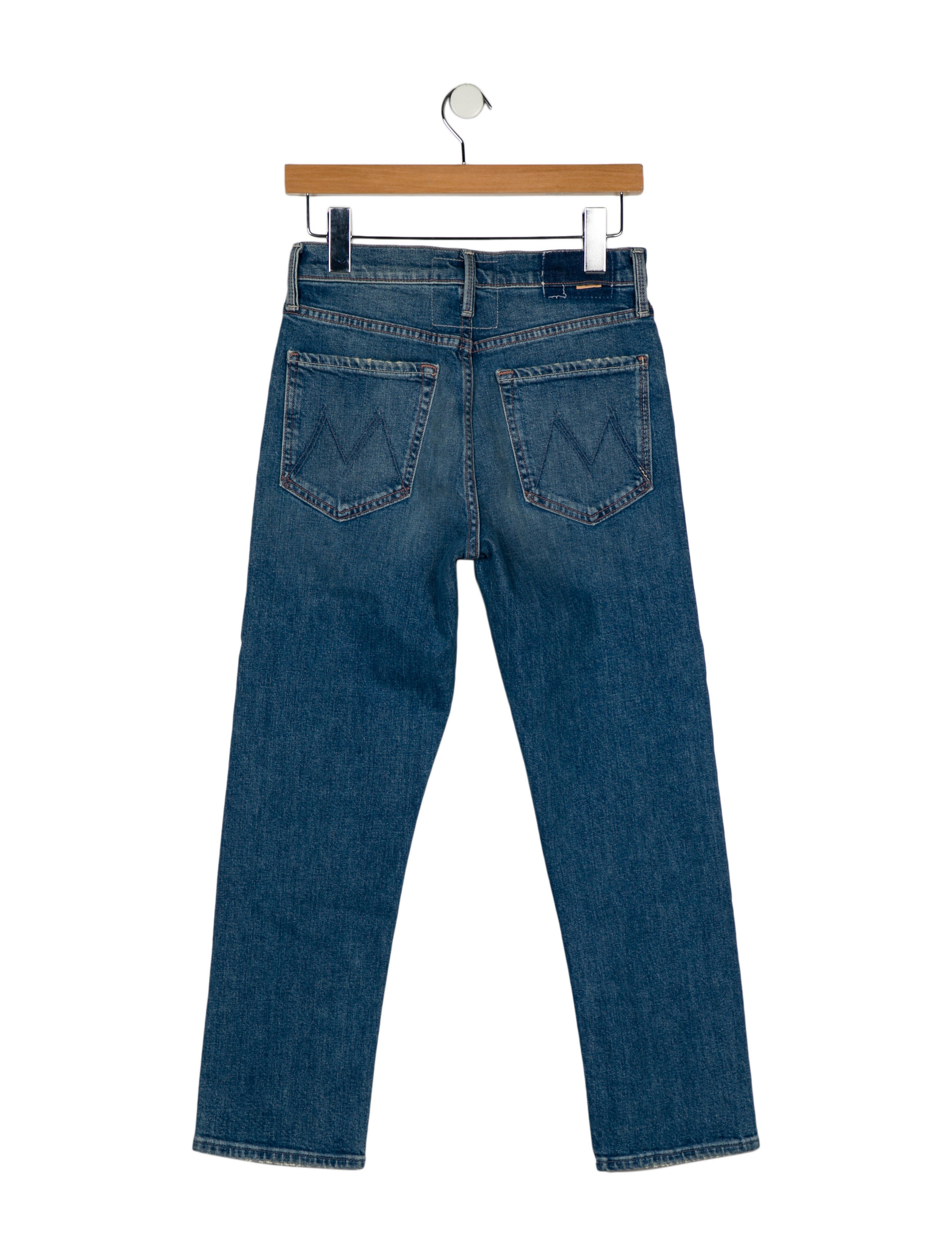 Mother High-Rise Straight Leg Jeans