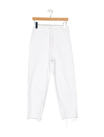 Mother High-Rise Straight Leg Jeans