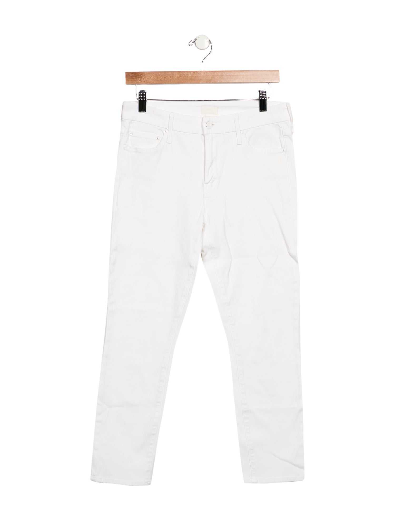 Mother Mid-Rise Skinny Leg Jeans