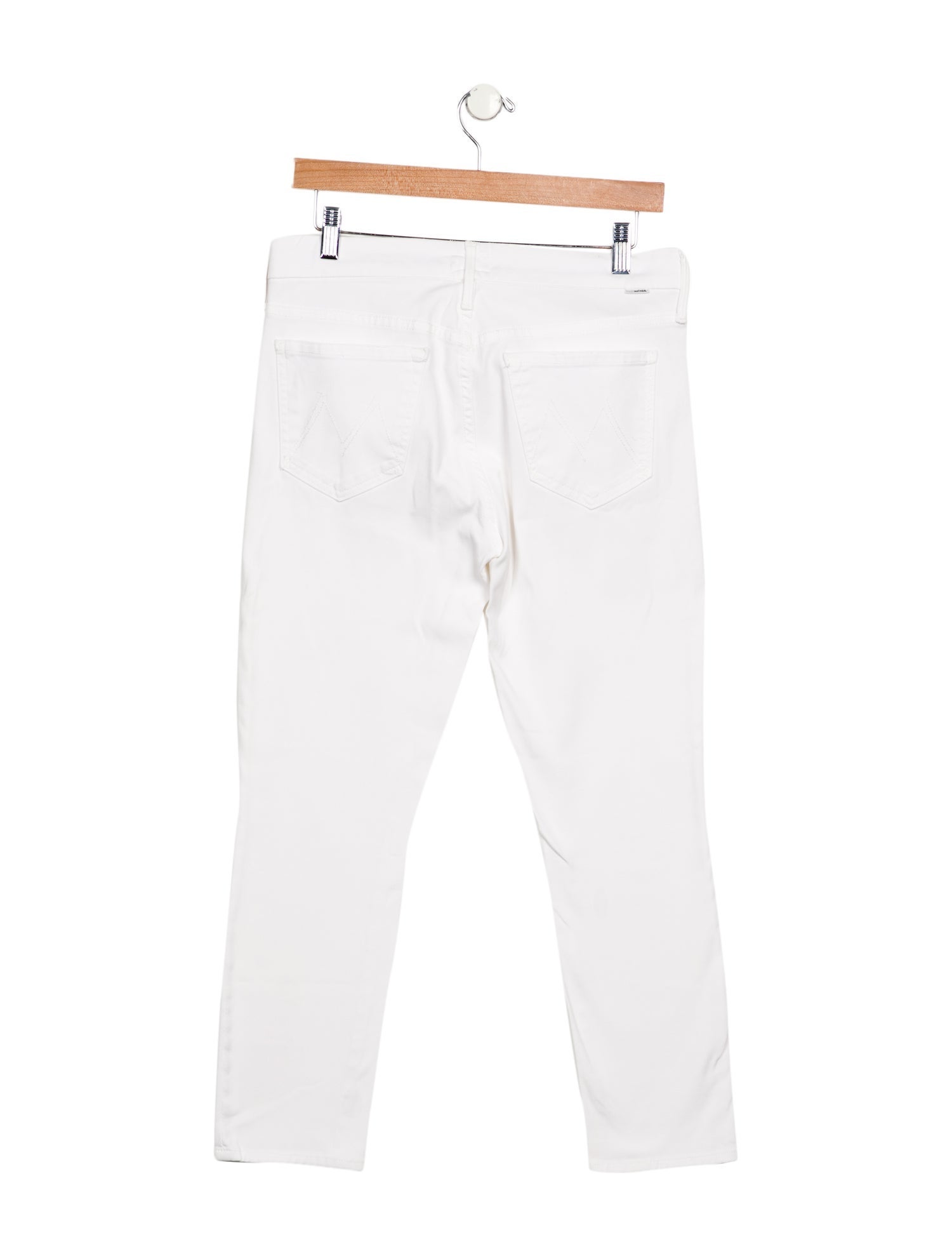 Mother Mid-Rise Skinny Leg Jeans