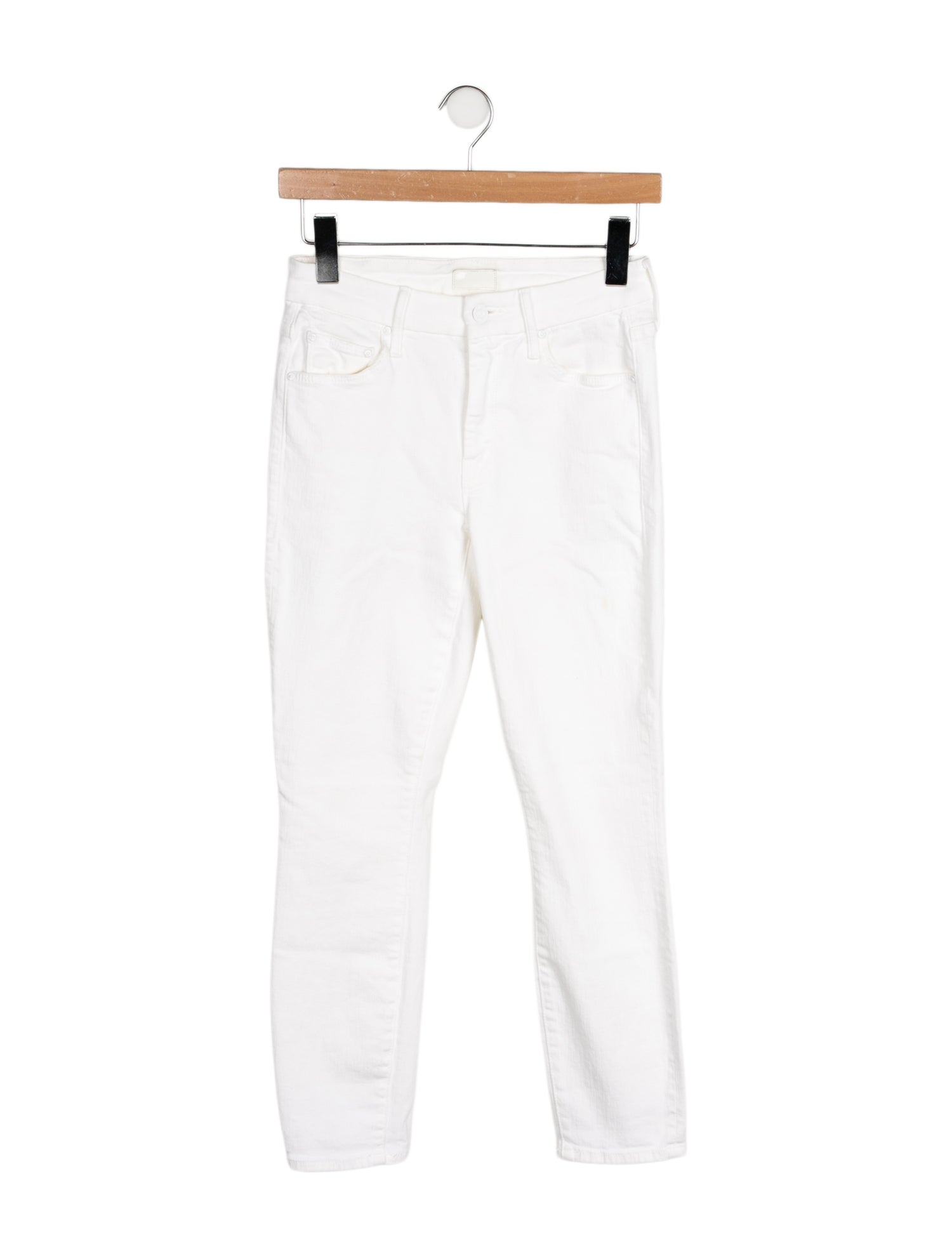 Mother Mid-Rise Skinny Leg Jeans