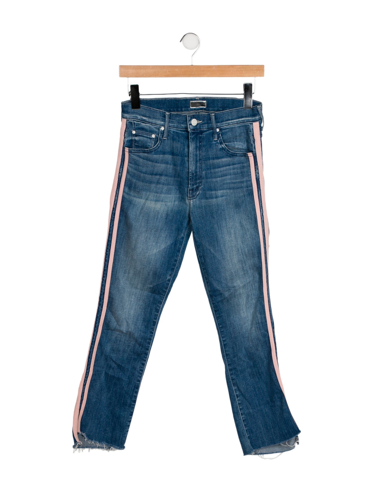 Mother Mid-Rise Straight Leg Jeans