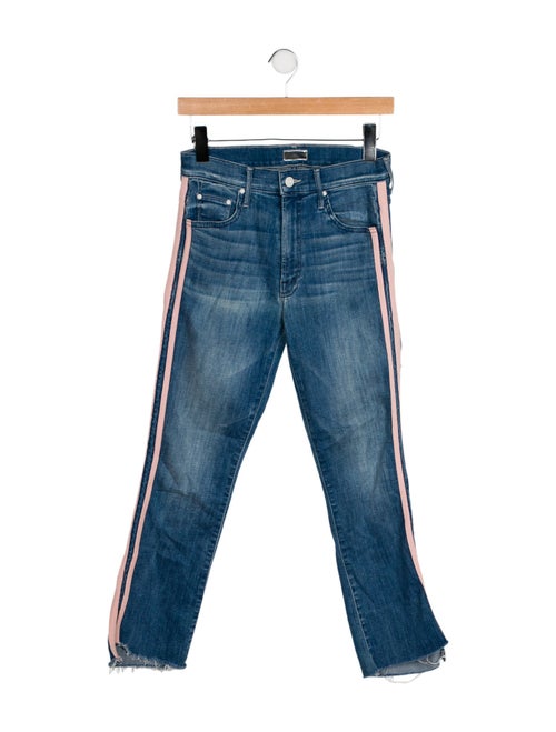 Mother Mid-Rise Straight Leg Jeans