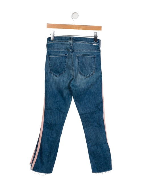 Mother Mid-Rise Straight Leg Jeans