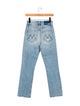 Mother Mid-Rise Straight Leg Jeans