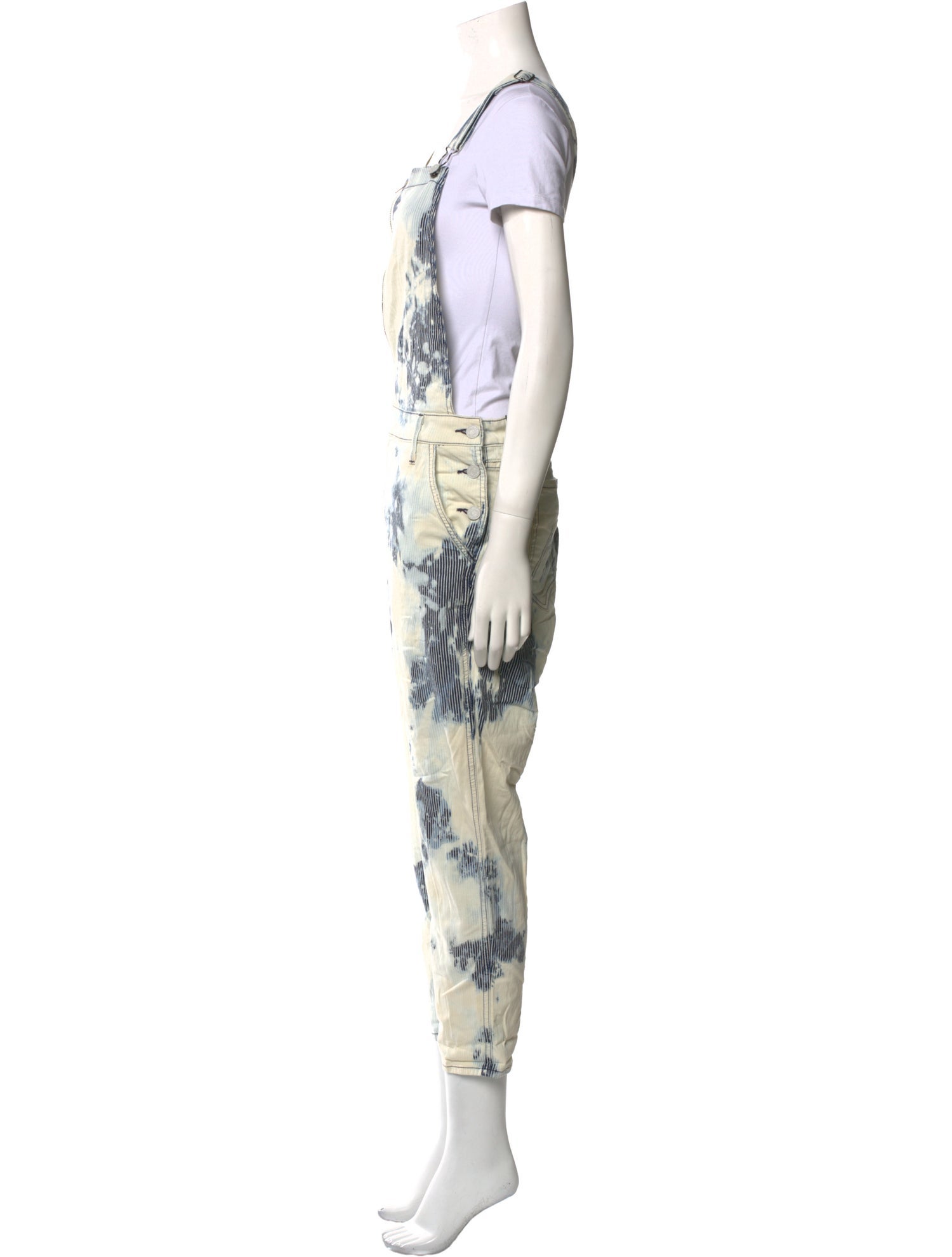 Mother Printed Square Neckline Jumpsuit w/ Tags