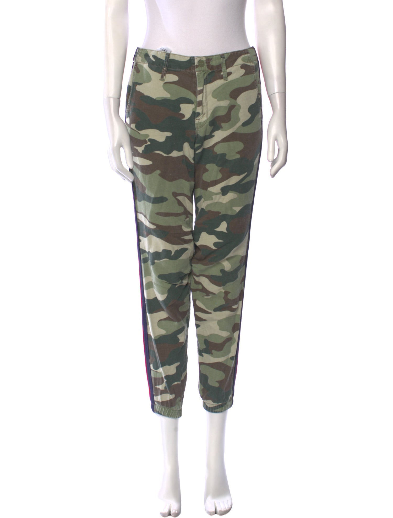 Mother Camouflage Print Skinny Leg Pants