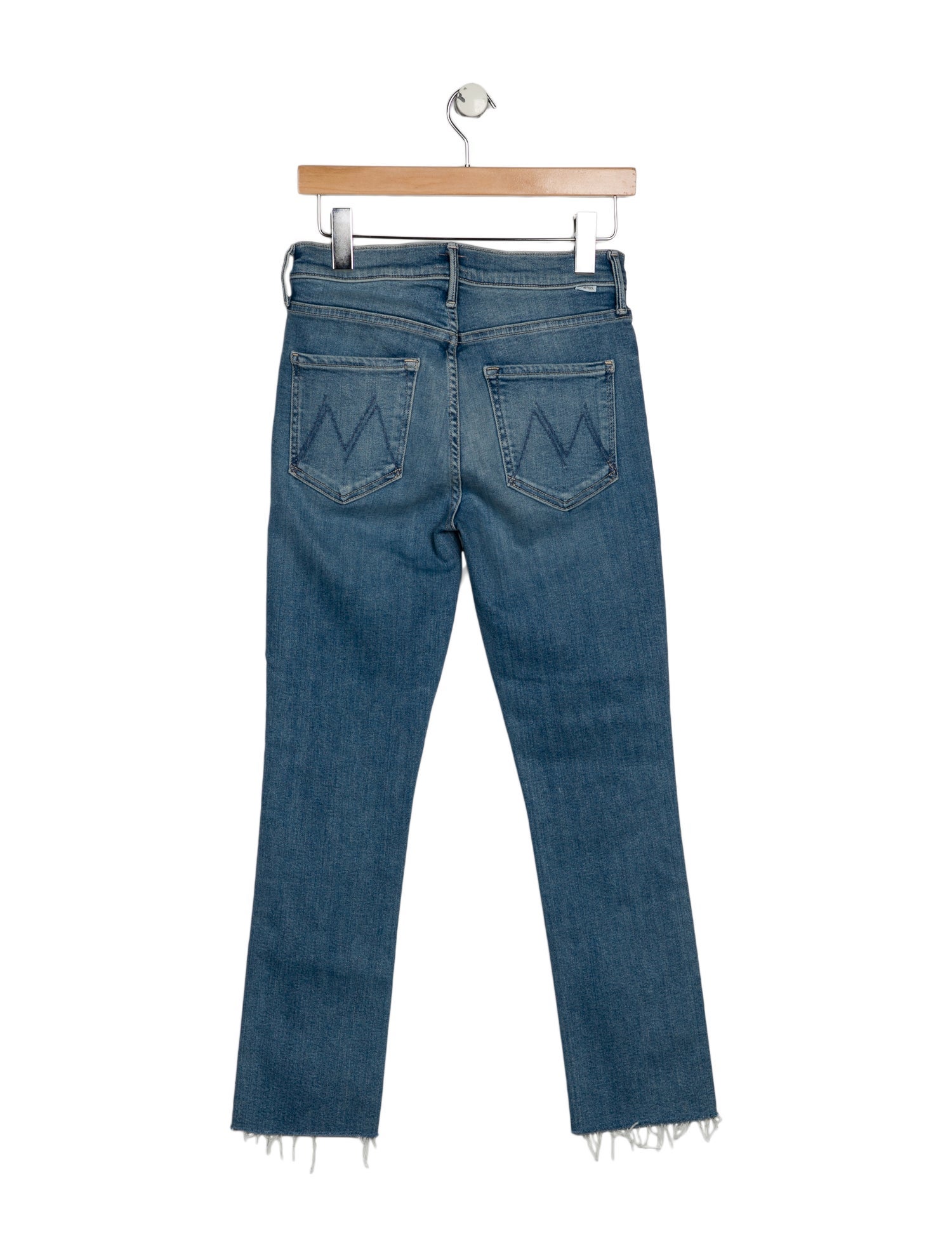 Mother Mid-Rise Straight Leg Jeans