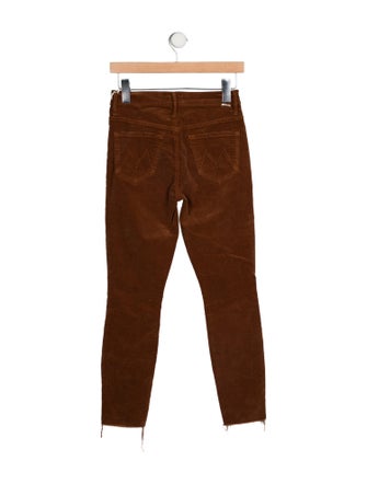 Mother Mid-Rise Skinny Leg Jeans