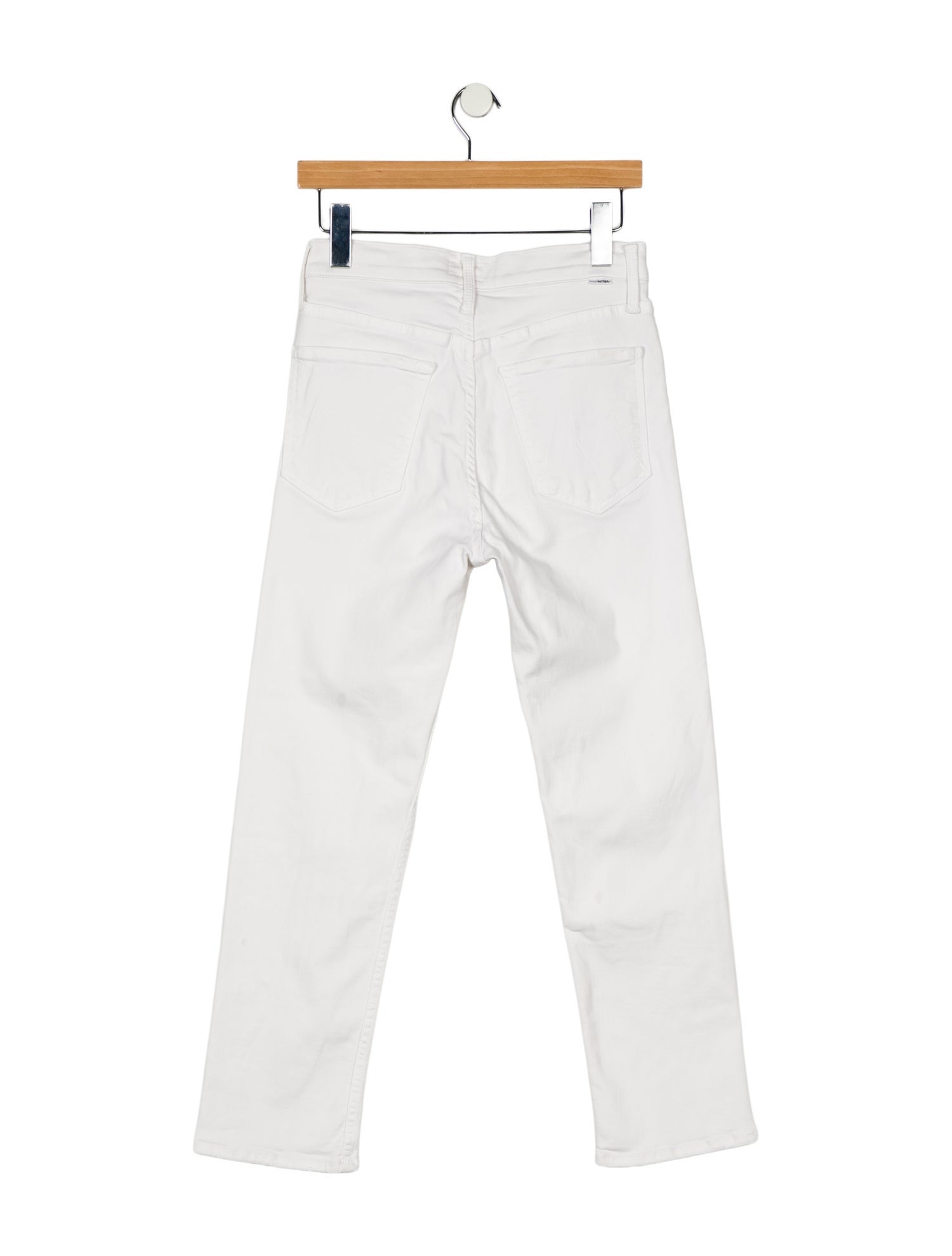 Mother Mid-Rise Straight Leg Jeans