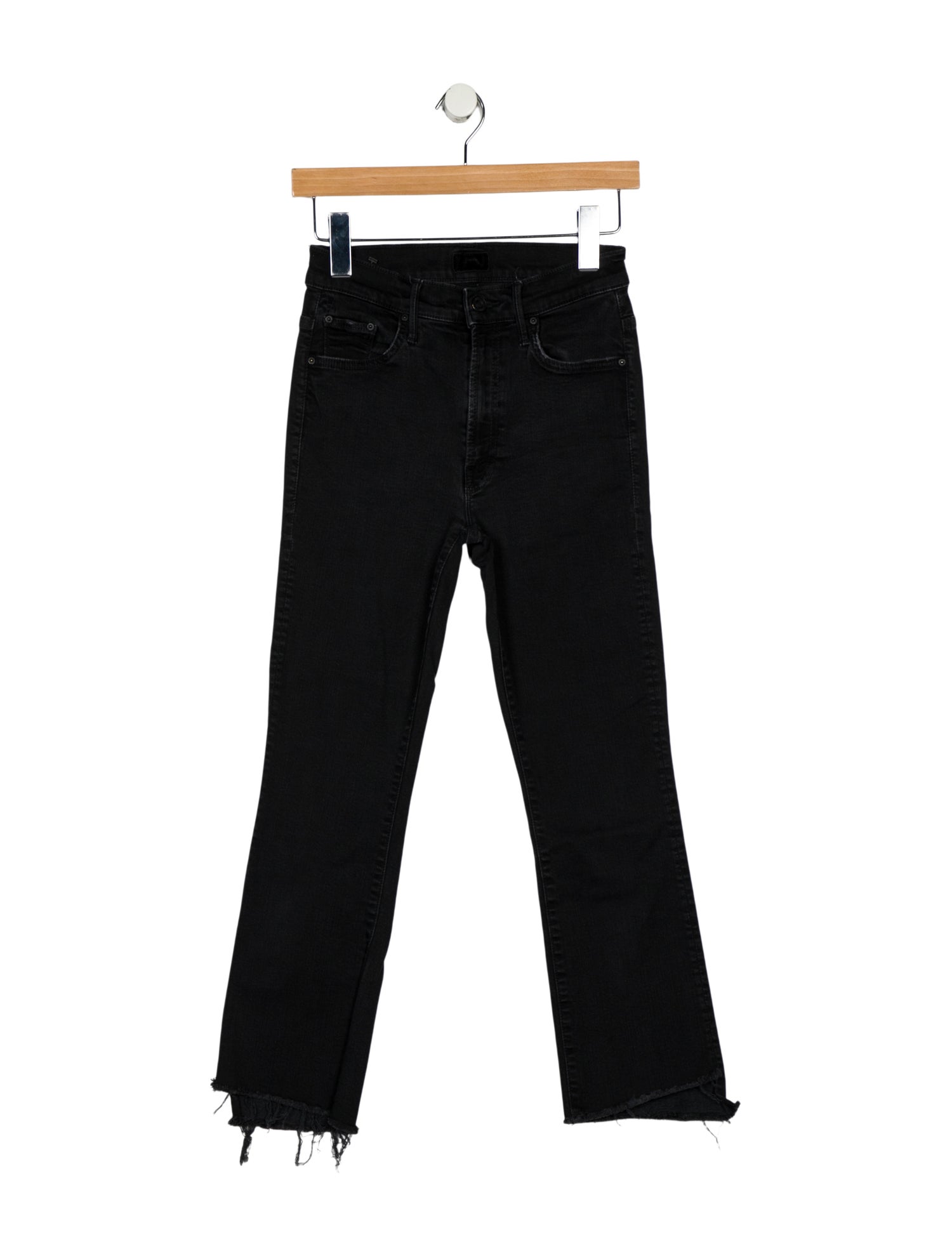 Mother Mid-Rise Straight Leg Jeans