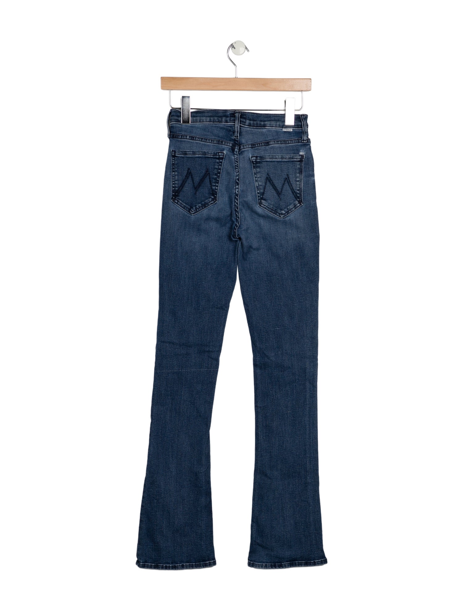 Mother Mid-Rise Straight Leg Jeans