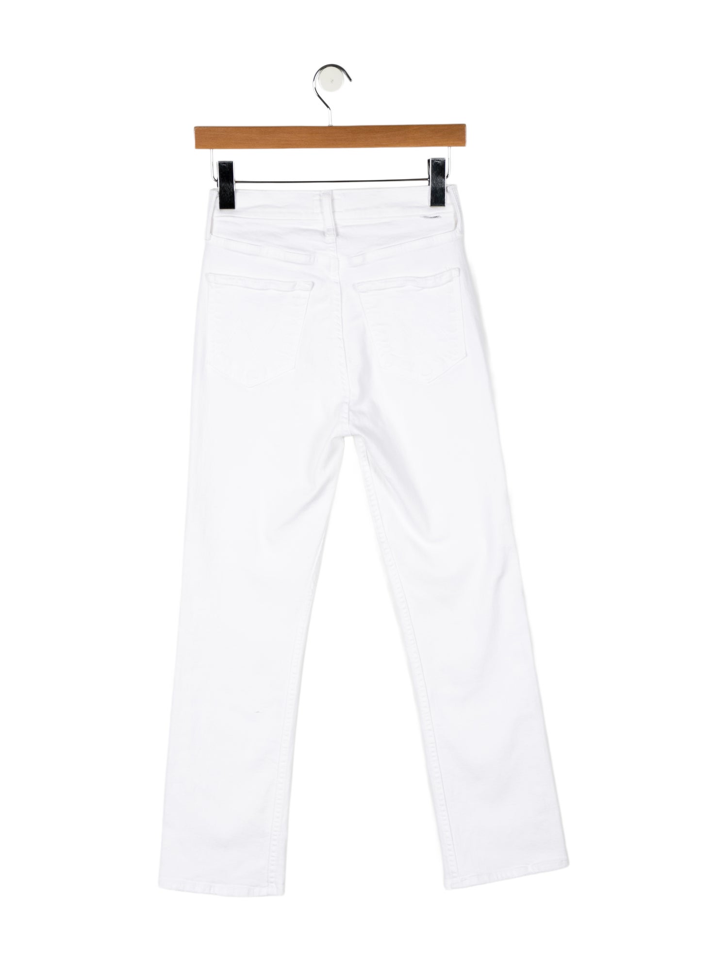 Mother Mid-Rise Straight Leg Jeans