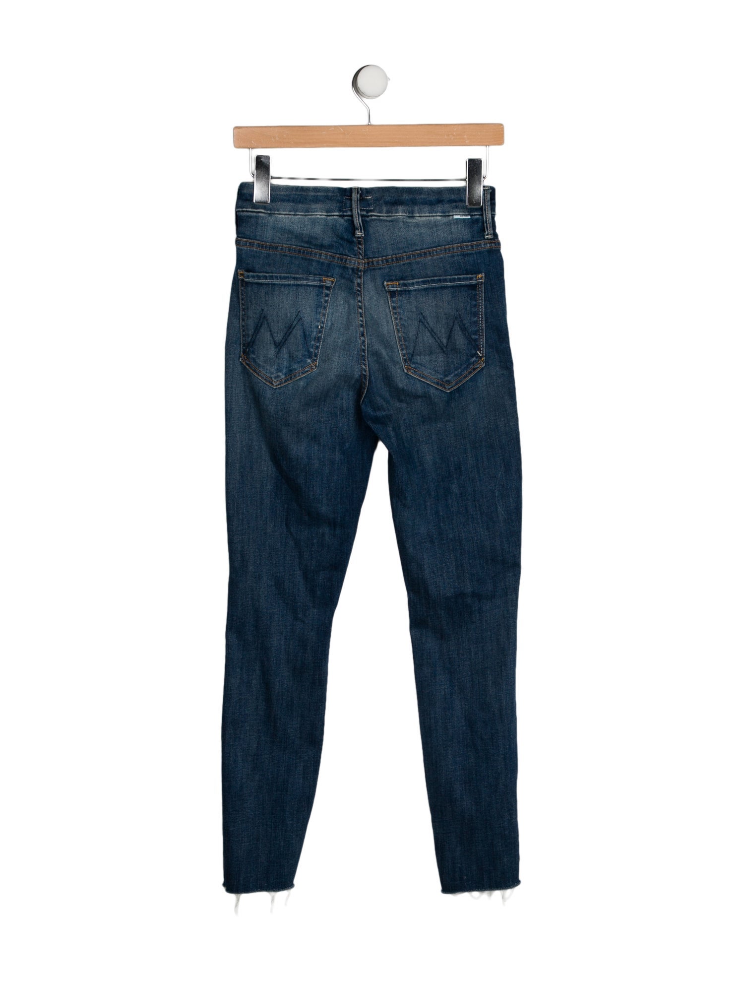 Mother Mid-Rise Skinny Leg Jeans