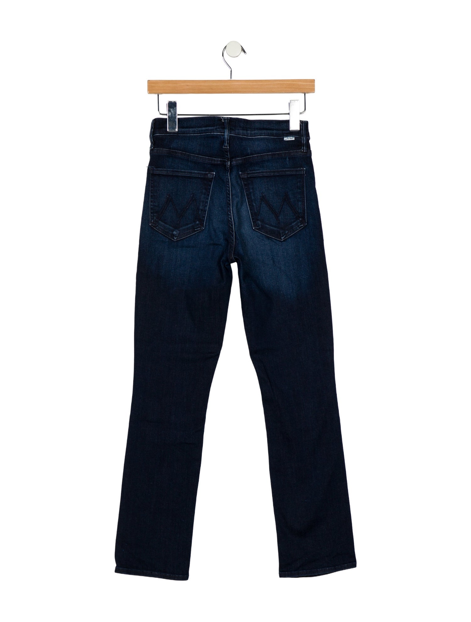 Mother Mid-Rise Straight Leg Jeans