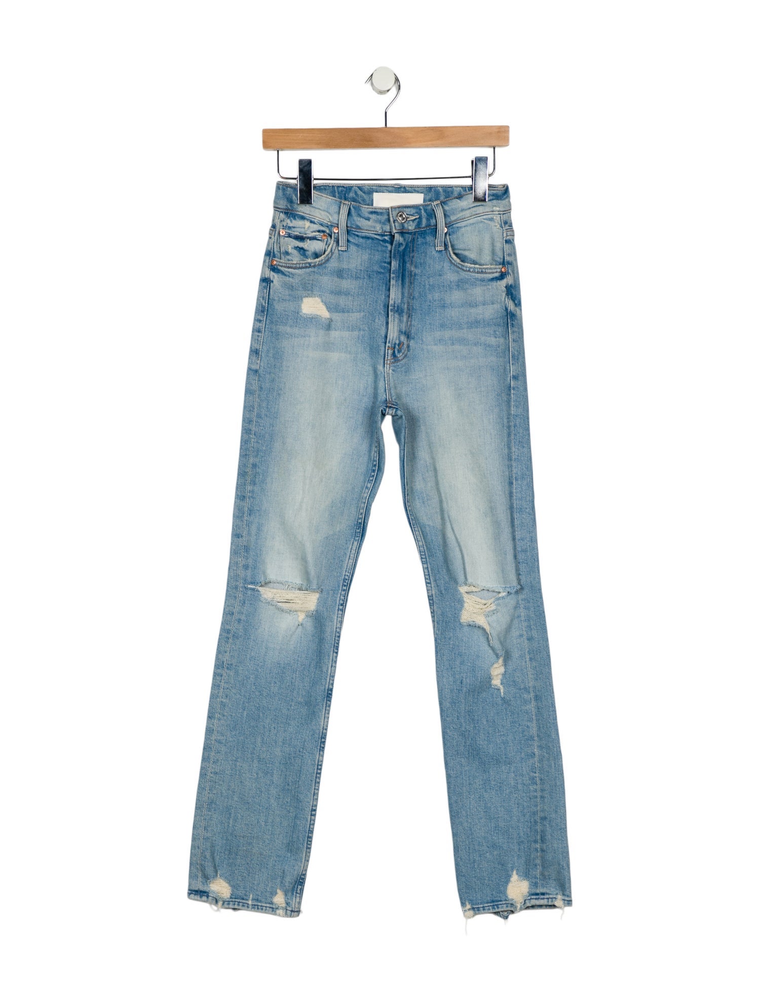 Mother High-Rise Straight Leg Jeans