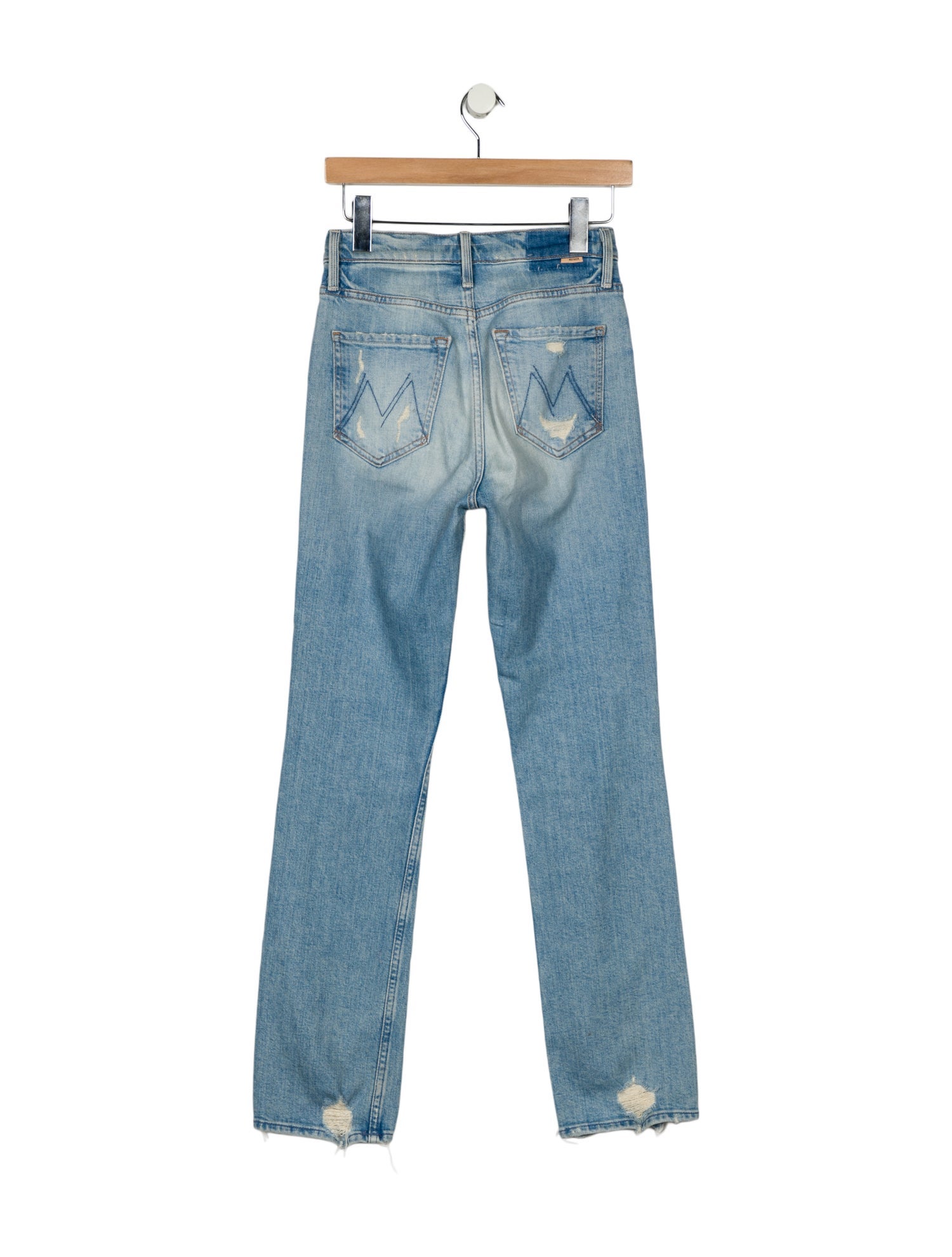 Mother High-Rise Straight Leg Jeans