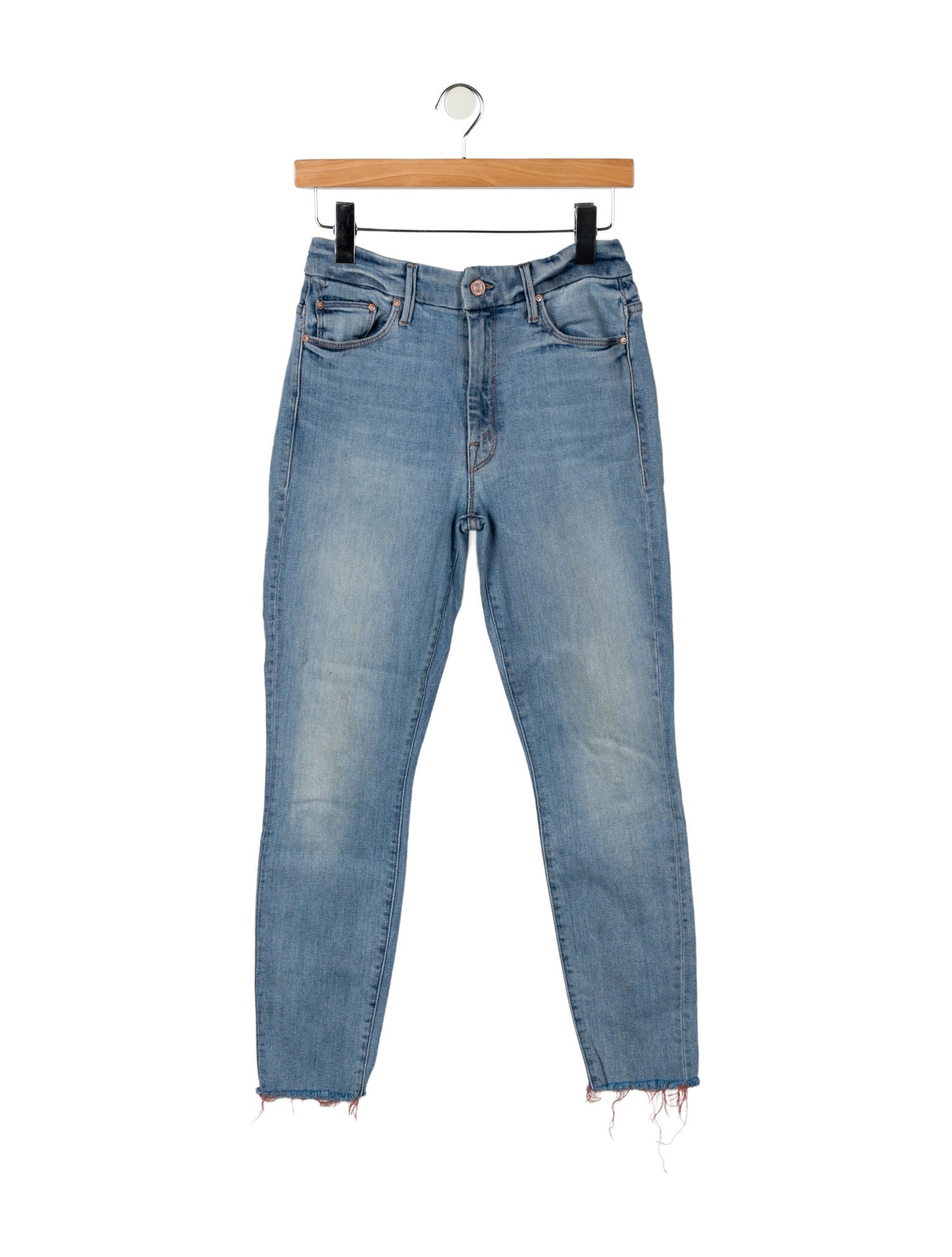 Mother Mid-Rise Skinny Leg Jeans