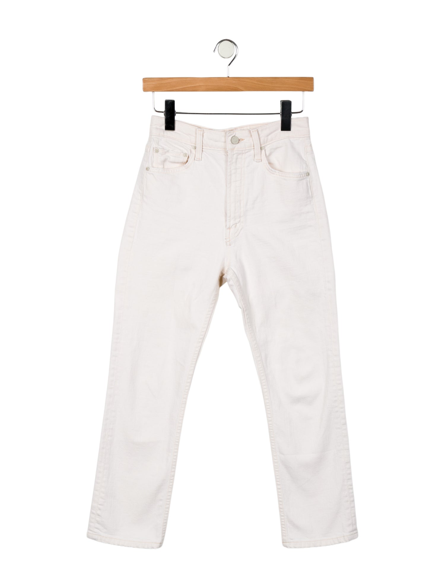 Mother High-Rise Straight Leg Jeans