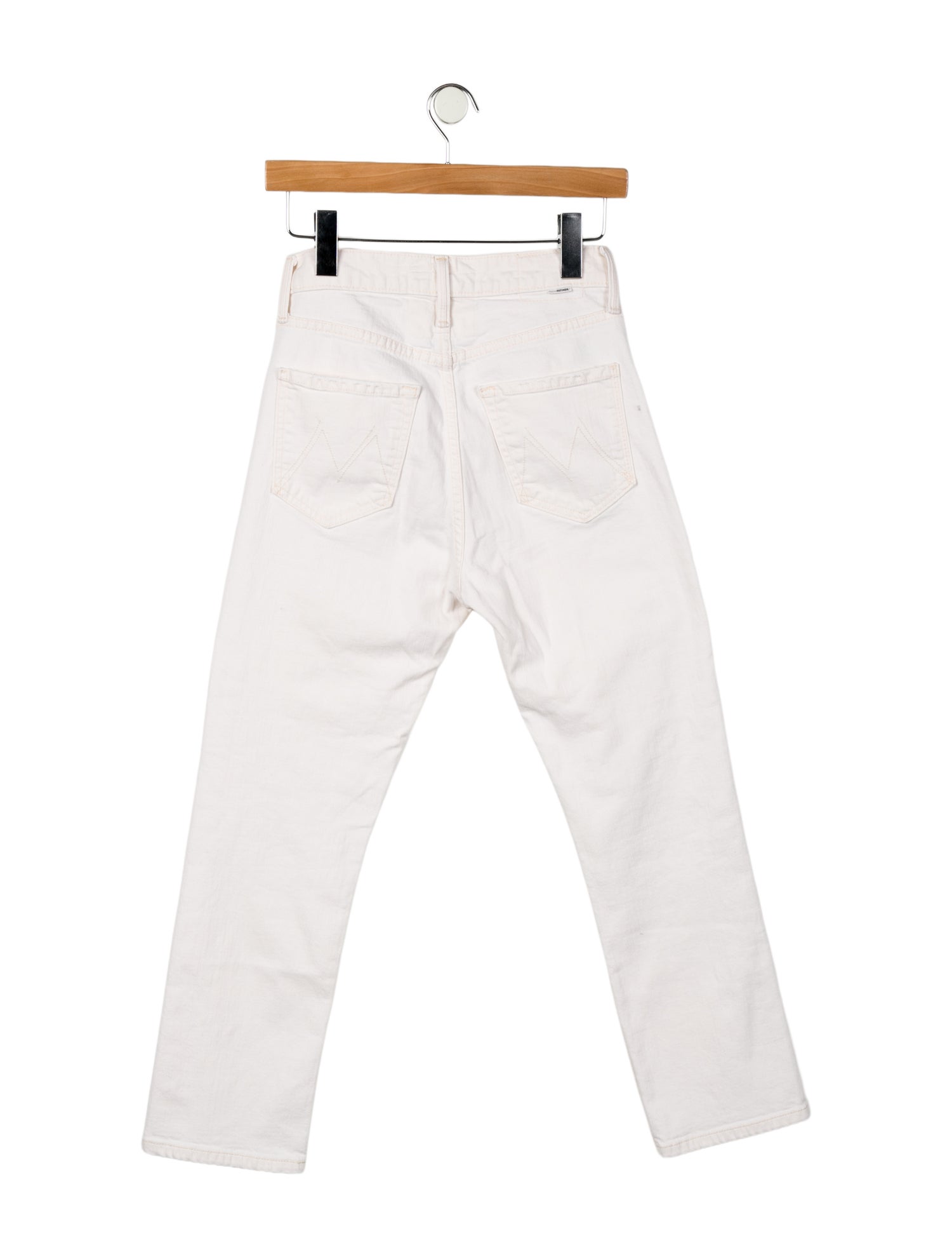 Mother High-Rise Straight Leg Jeans