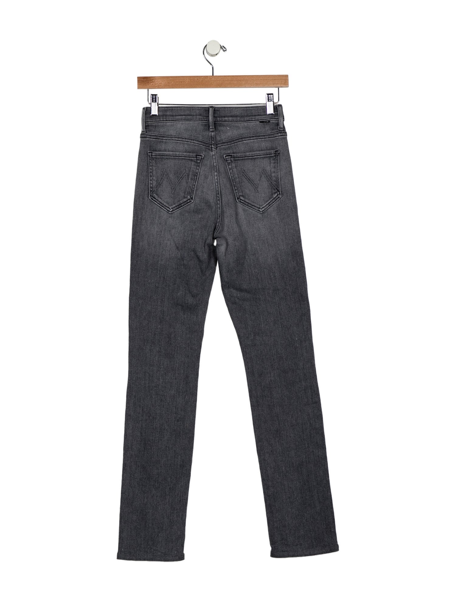 Mother Mid-Rise Straight Leg Jeans