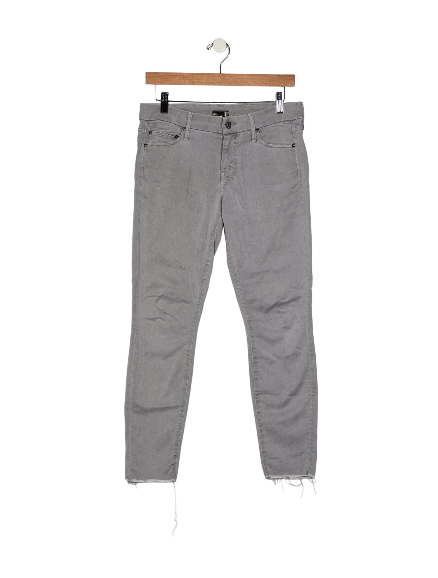 Mother Mid-Rise Skinny Leg Jeans