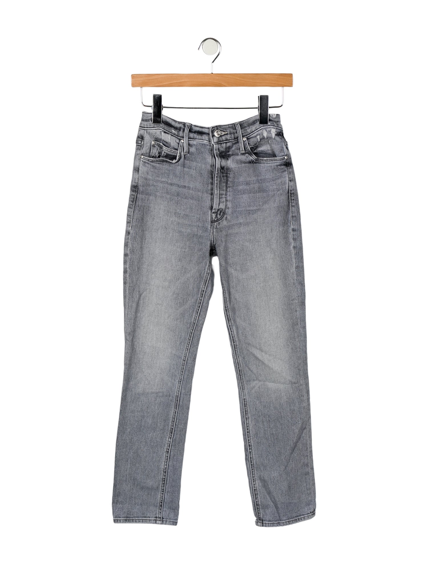 Mother High-Rise Straight Leg Jeans