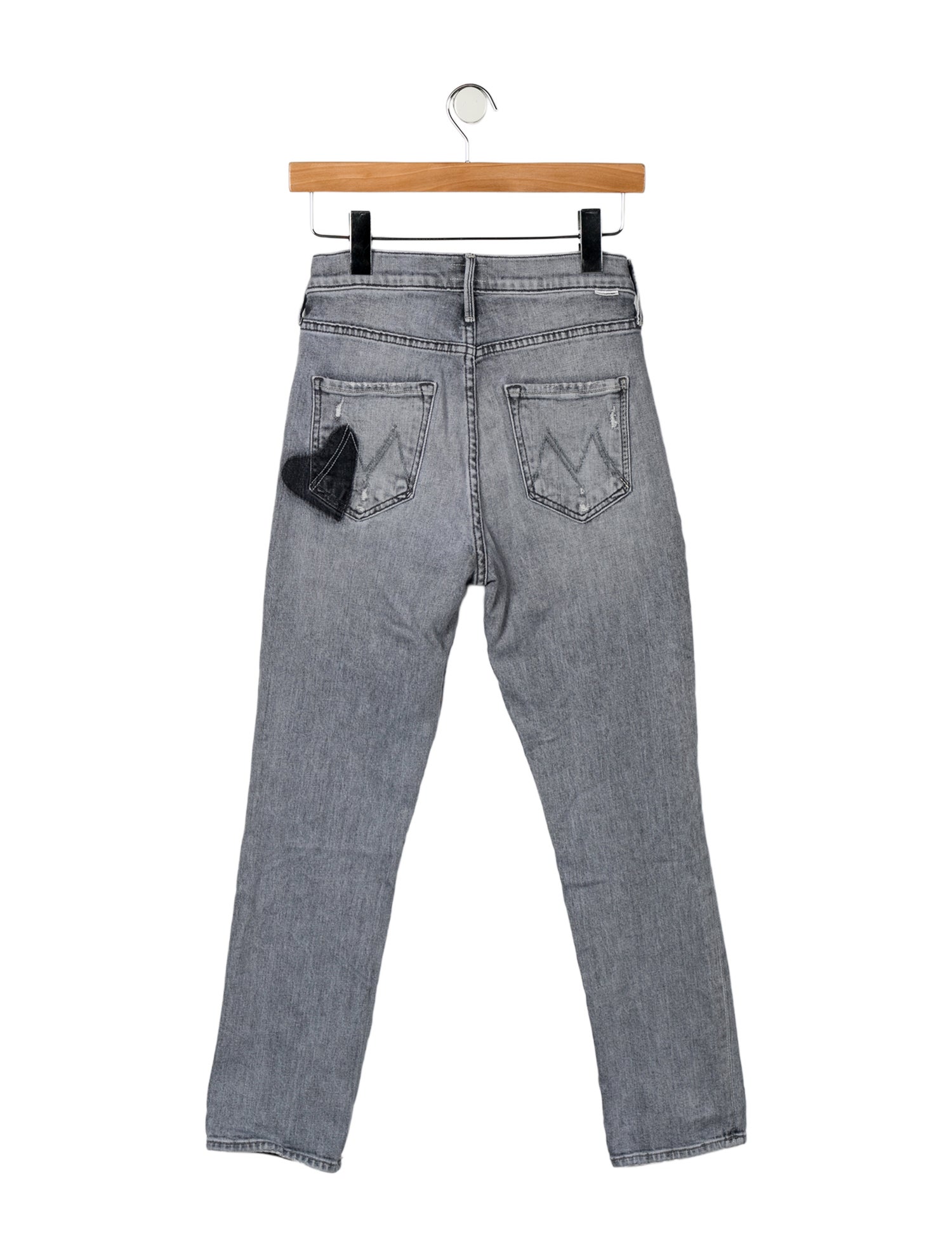 Mother High-Rise Straight Leg Jeans