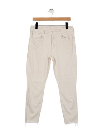 Mother Mid-Rise Skinny Leg Jeans