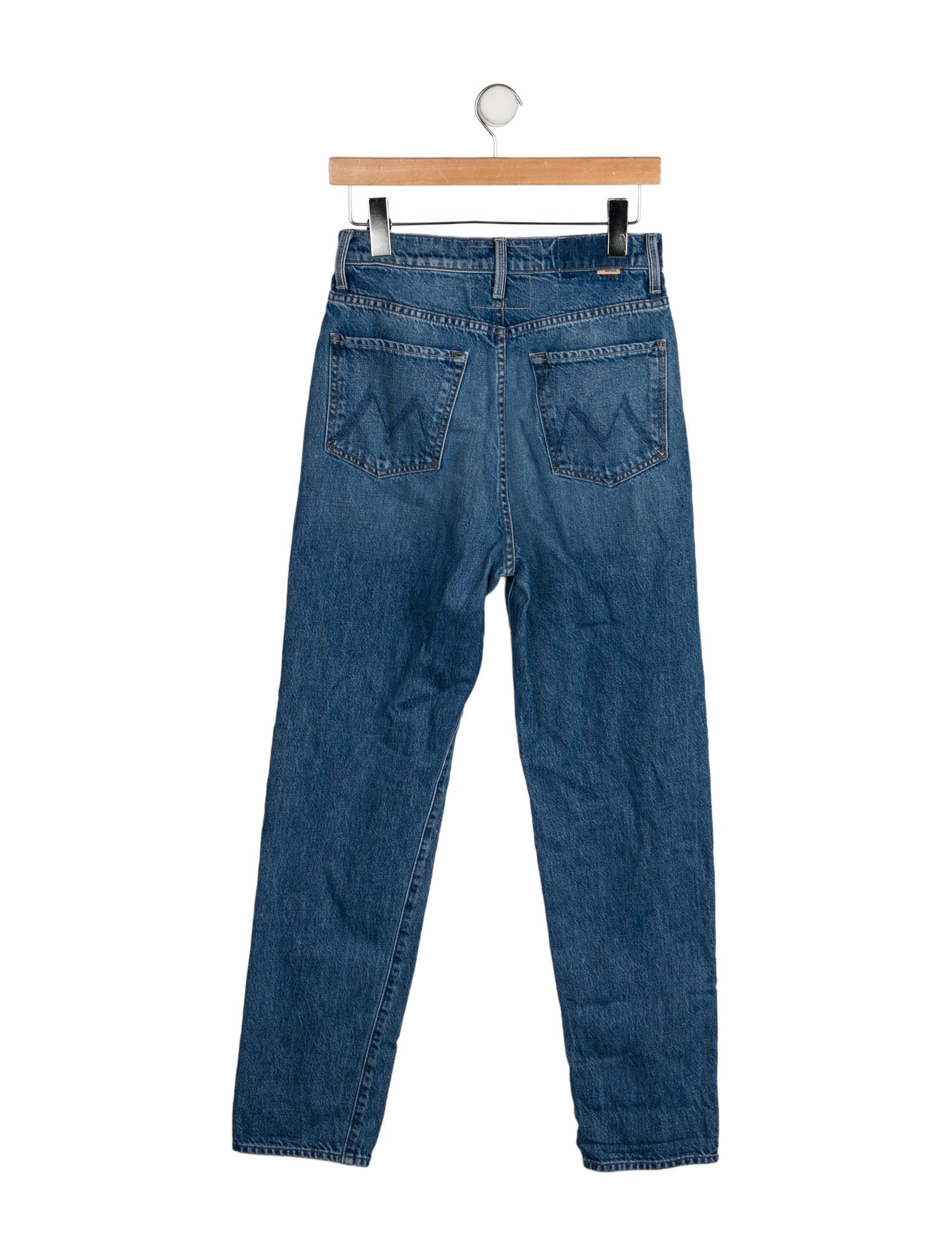 Mother High-Rise Straight Leg Jeans
