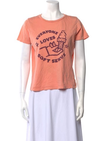 Mother Tops Graphic Print Crew Neck T-Shirt S