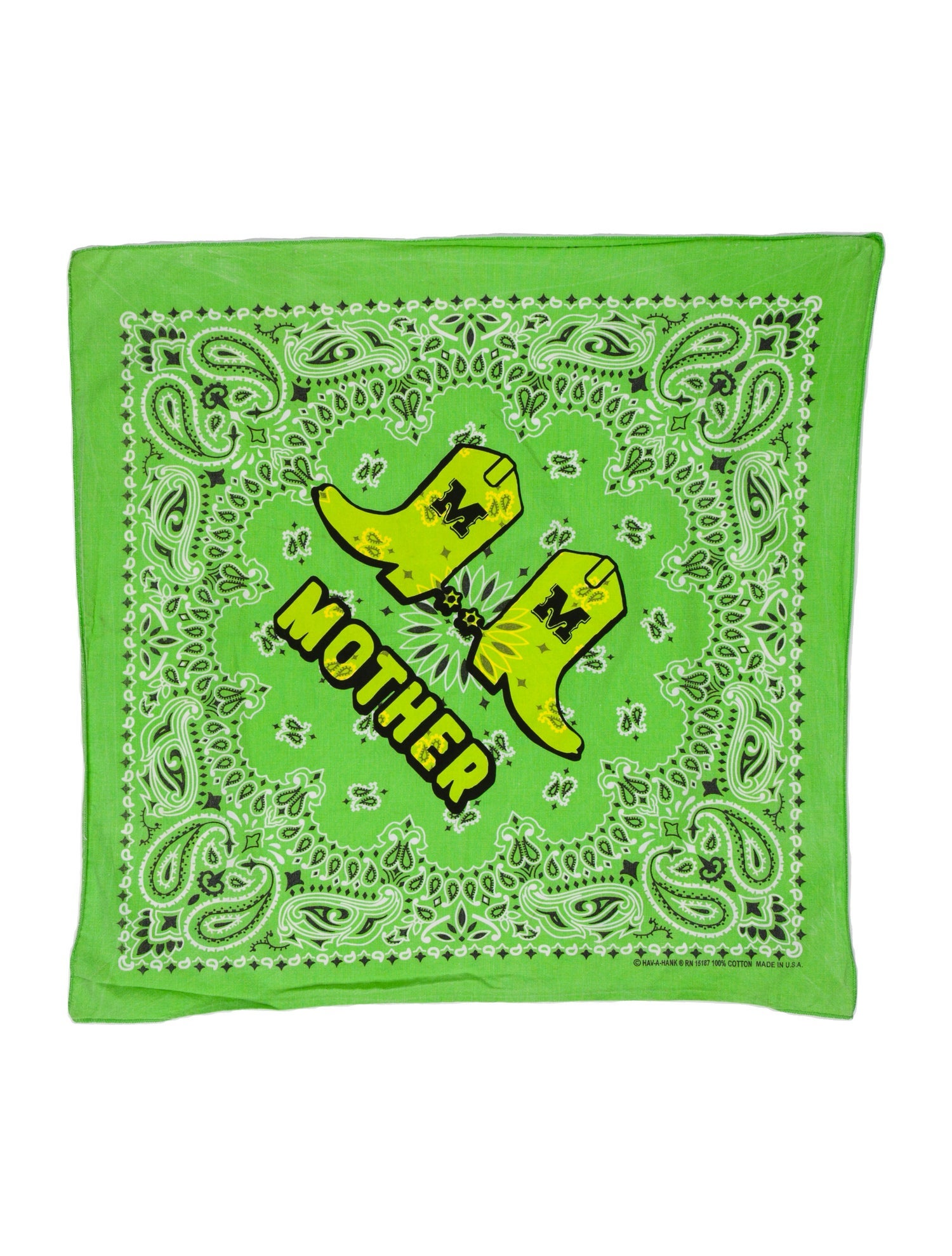 Mother Cashmere Paisley Print Scarf